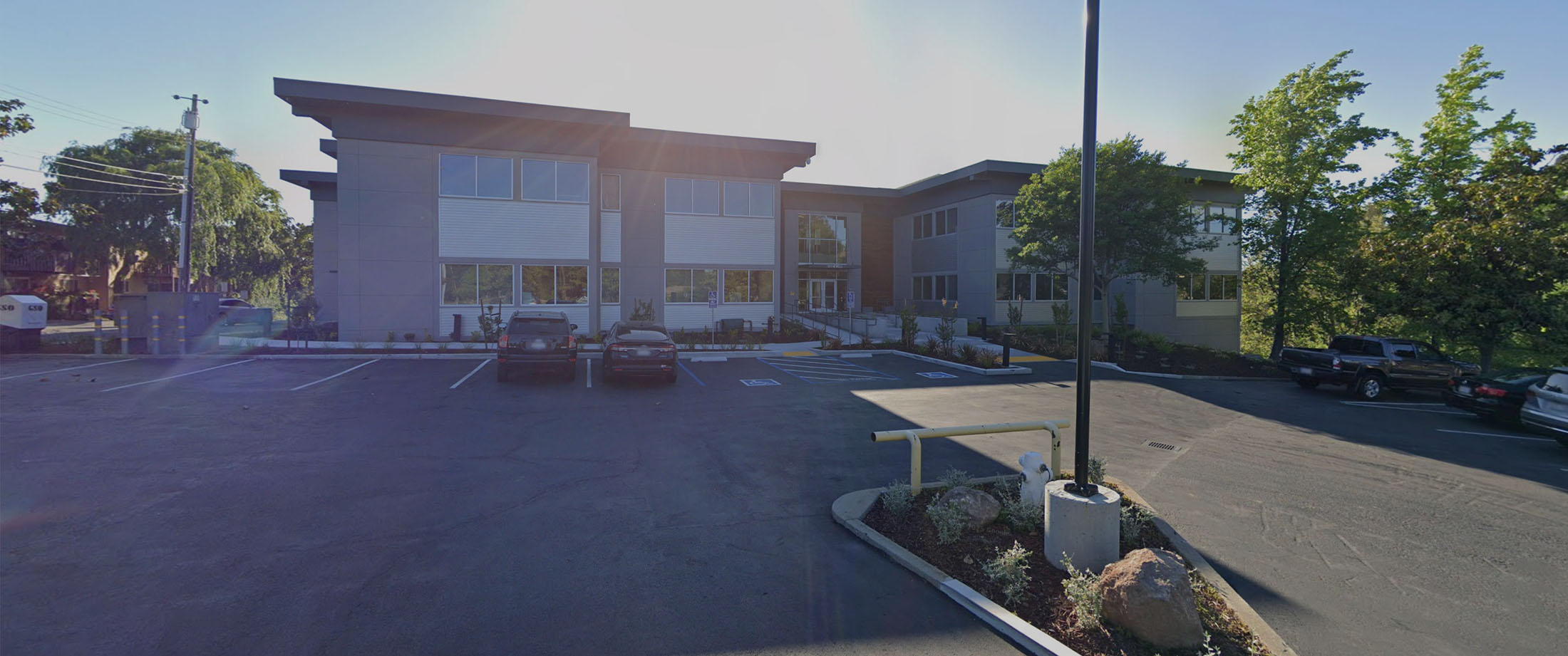 Fidmont Financial Group parking lot.